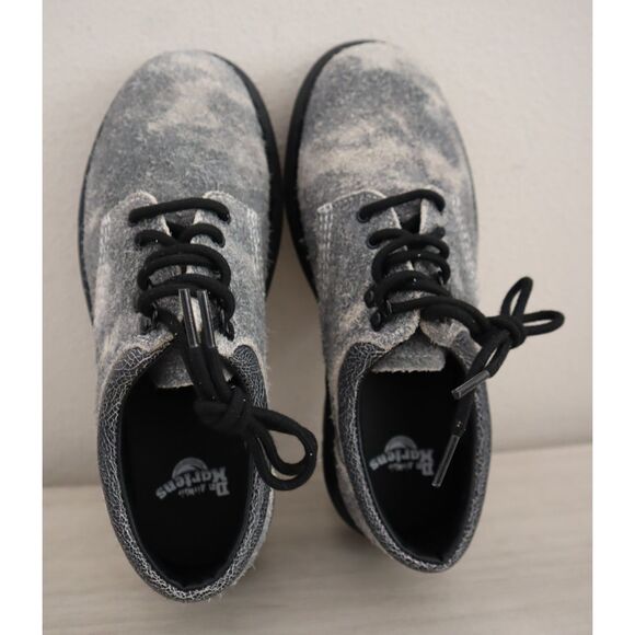 Dr Martens 8053 Men's 6 Women's 7 Stonewashed Hairy Suede Casual Oxford Shoe - Picture 2 of 13